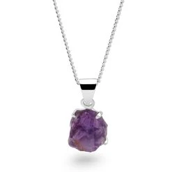 Amethyst Muse Pendant -Silver Store P3014 03