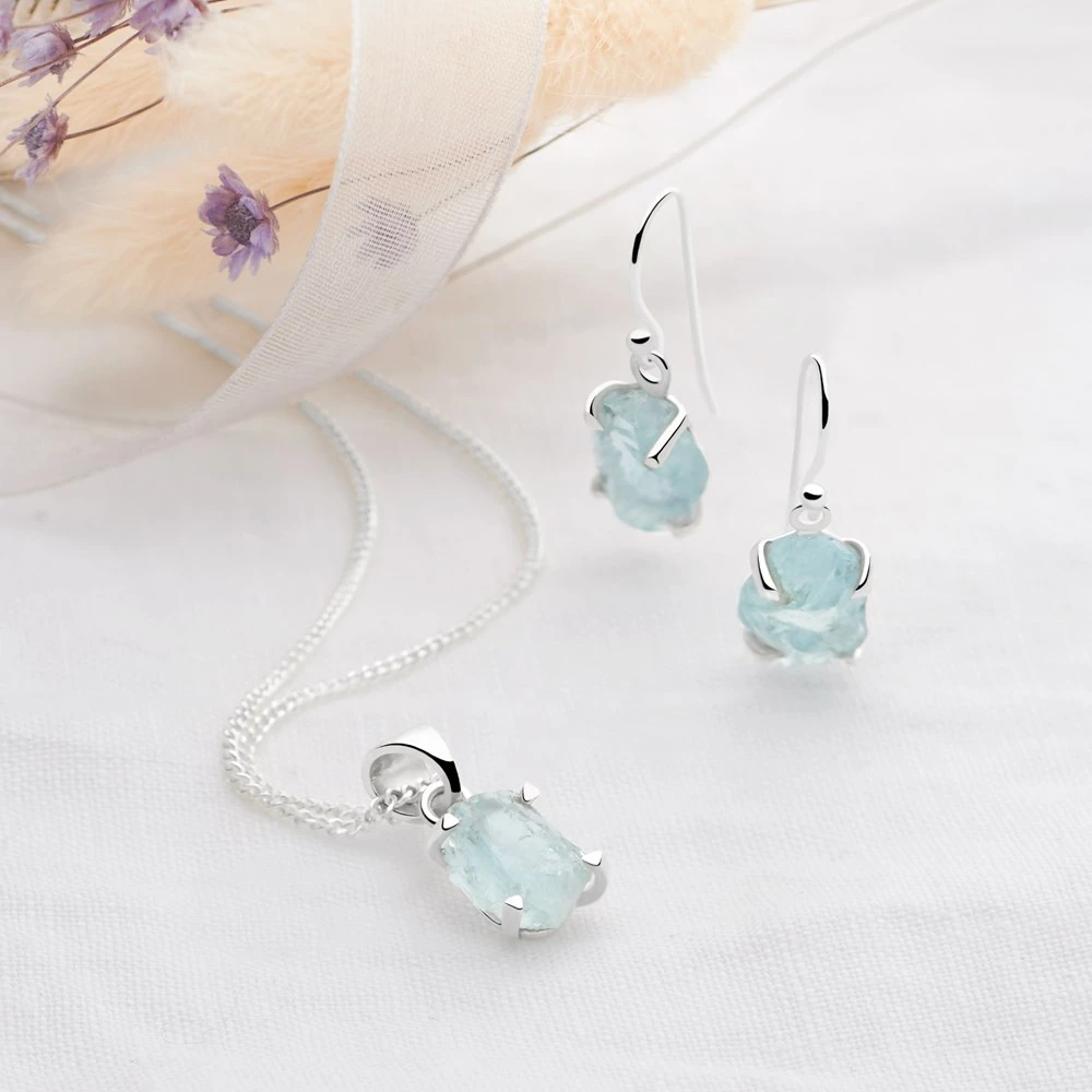 Aquamarine Muse Pendant 2 Aquamarine Muse Pendant - Image 2