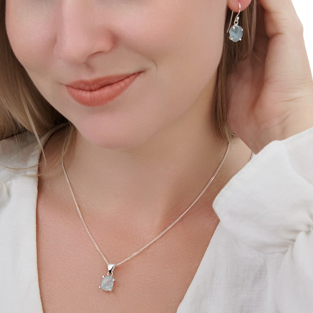 Aquamarine Muse Pendant 5 Aquamarine Muse Pendant - Image 5
