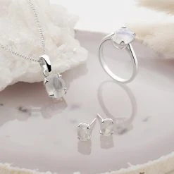 Lake Shimmer Pendant -Silver Store P3039 01