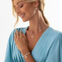 Ornate Love Pendant -Silver Store P3040 02