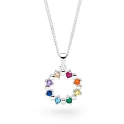Rainbow Orion Pendant -Silver Store P3055 03