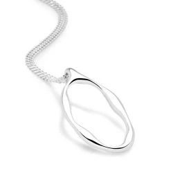 Muse Ovalla Pendant -Silver Store P3059 03