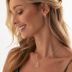 Deluxe Twirl Pendant -Silver Store P3060 02