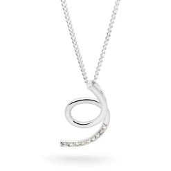 Deluxe Twirl Pendant -Silver Store P3060 03