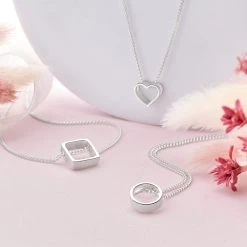 Silver Lining Pendant (Circle) -Silver Store P3063 01