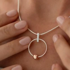 Rosen Moon Pendant -Silver Store P3070 04