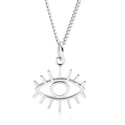 Silver Eye Pendant -Silver Store P3074 03