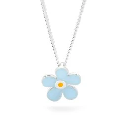 Forget Me Not Pendant -Silver Store P3076 03
