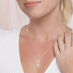 Silver Lava Pendant -Silver Store P3077 02