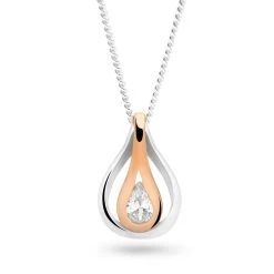 Aura Drops Pendant -Silver Store P3085 03