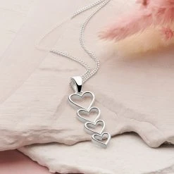 Forever In Love Pendant -Silver Store P3086 01