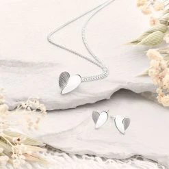 Organic Love Pendant -Silver Store P3091 01