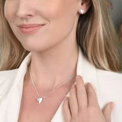 Organic Love Pendant -Silver Store P3091 02