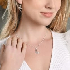 Puppy Love Pendant -Silver Store P3095 02