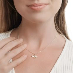 Sunny Bee Pendant -Silver Store P3096 02