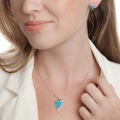 Opal Tribe Pendant -Silver Store P3097 02