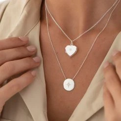 Serenity Love Locket -Silver Store P3103 05