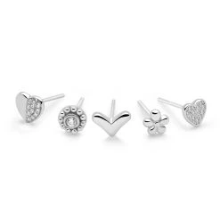 Love Blossom Ear Party -Silver Store SET863 03
